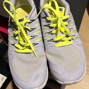 Nike Free Women’s Sneakers Size 11 in Gray and Neon Yellow